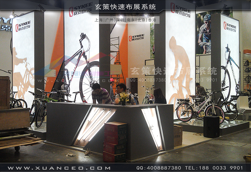 賽克展台搭展-自行車展展台搭展-上海91免费看片视频展覽工廠02