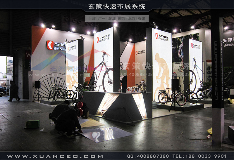 賽克展台搭展-自行車展展台搭展-上海91免费看片视频展覽工廠05