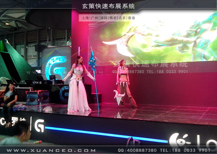 遊戲展羅技展台彩排