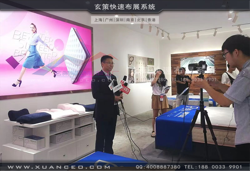 百思佳展台媒體采訪