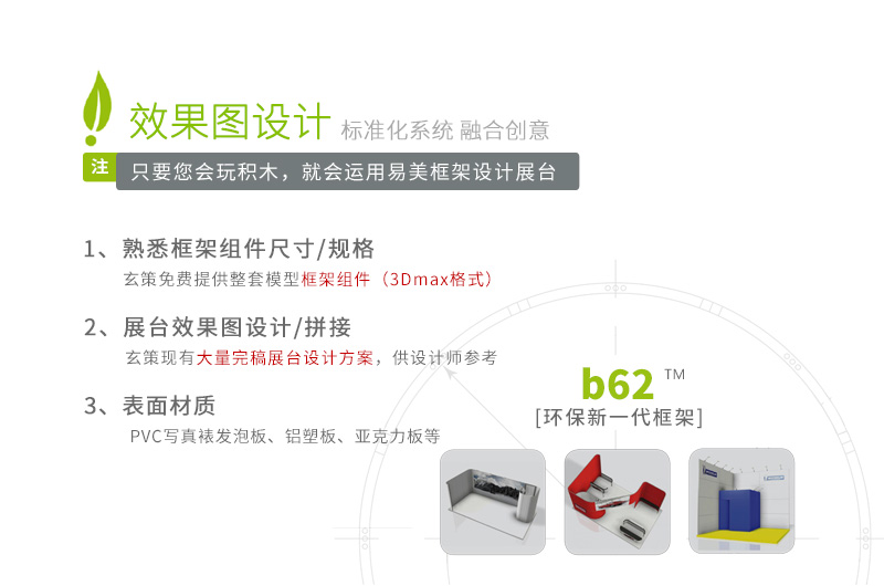 環保模塊展台係統運用方法