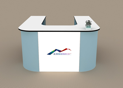 U型展覽接待台租賃007