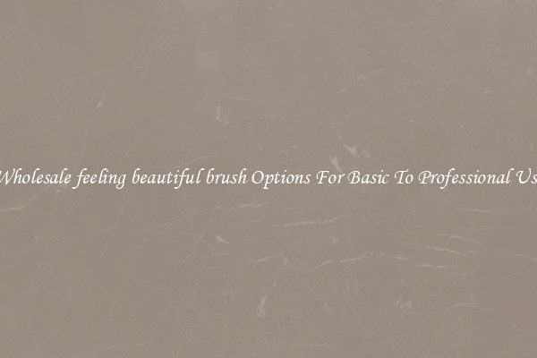Wholesale feeling beautiful brush Options For Basic To Professional Use