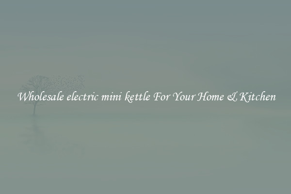 Wholesale electric mini kettle For Your Home & Kitchen