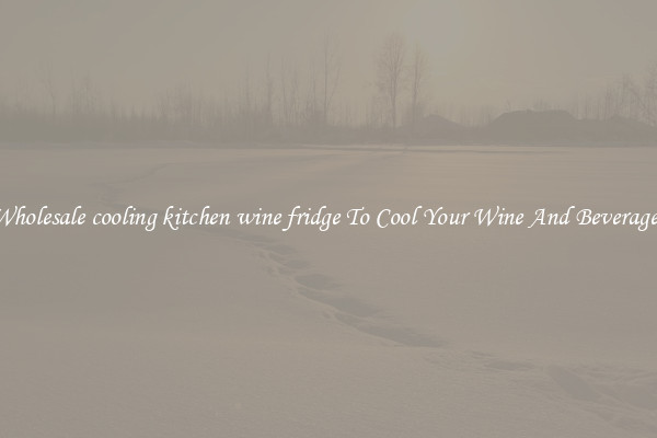 Wholesale cooling kitchen wine fridge To Cool Your Wine And Beverages