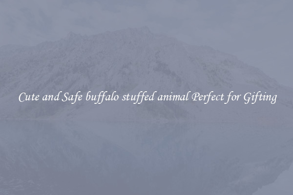 Cute and Safe buffalo stuffed animal Perfect for Gifting