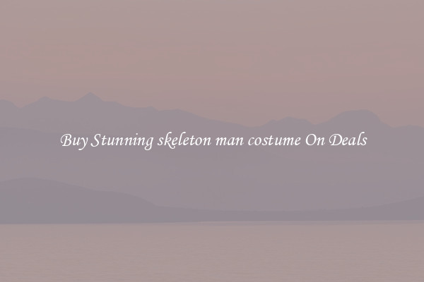 Buy Stunning skeleton man costume On Deals