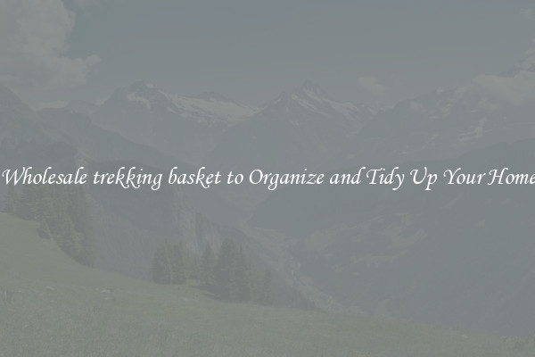 Wholesale trekking basket to Organize and Tidy Up Your Home