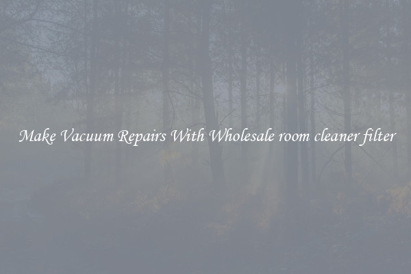 Make Vacuum Repairs With Wholesale room cleaner filter
